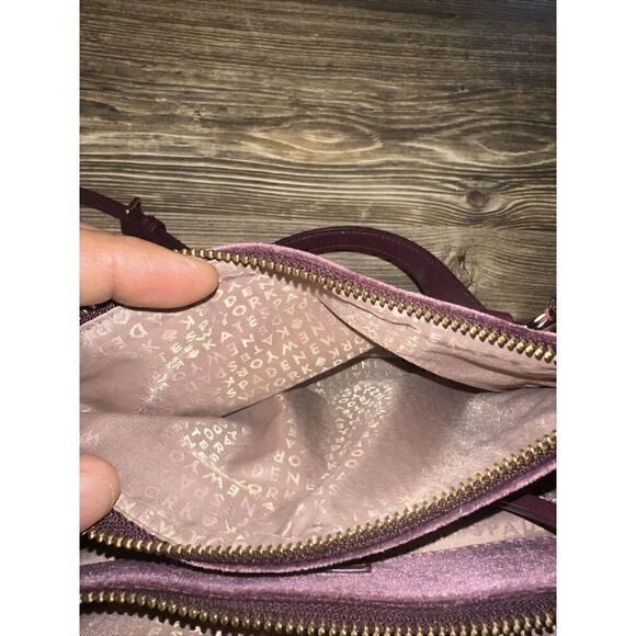 Kate Spade Red Suede Purse. Preloved Condition. Gold Hardware. 6 - Picture 7 of 13